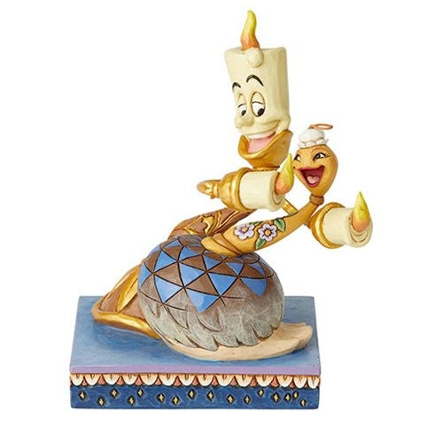 Lumiere & The Feather Duster Beauty And The Beast Figurine Disney Traditions By Jim Shore