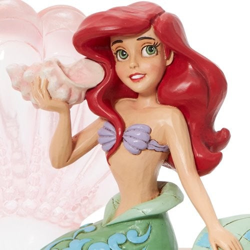 Ariel Clear Resin Shell Disney Traditions By Jim Shore