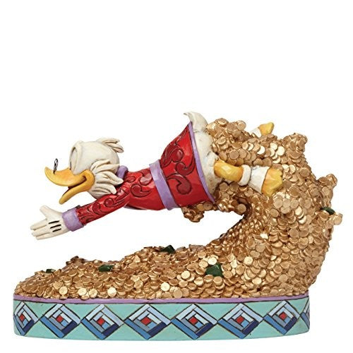 Scrooge Mcduck Treasure Dive Figurine Disney Traditions By Jim Shore