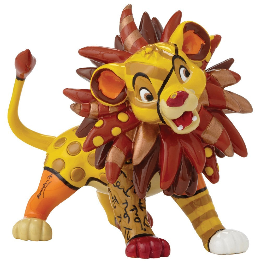 Simba Mini Figurine By Romero Britto