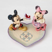 Mickey Proposing To Minnie Figurine Disney Traditions By Jim Shore