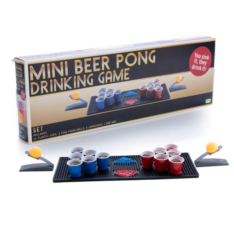 Drinking Game Bar Mat Beer Pong
