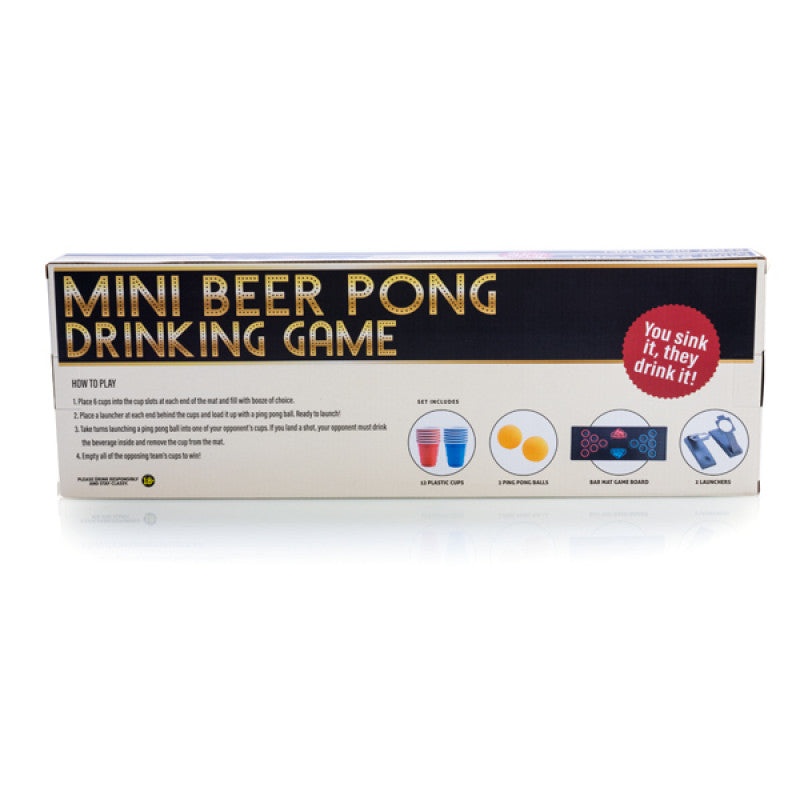 Drinking Game Bar Mat Beer Pong