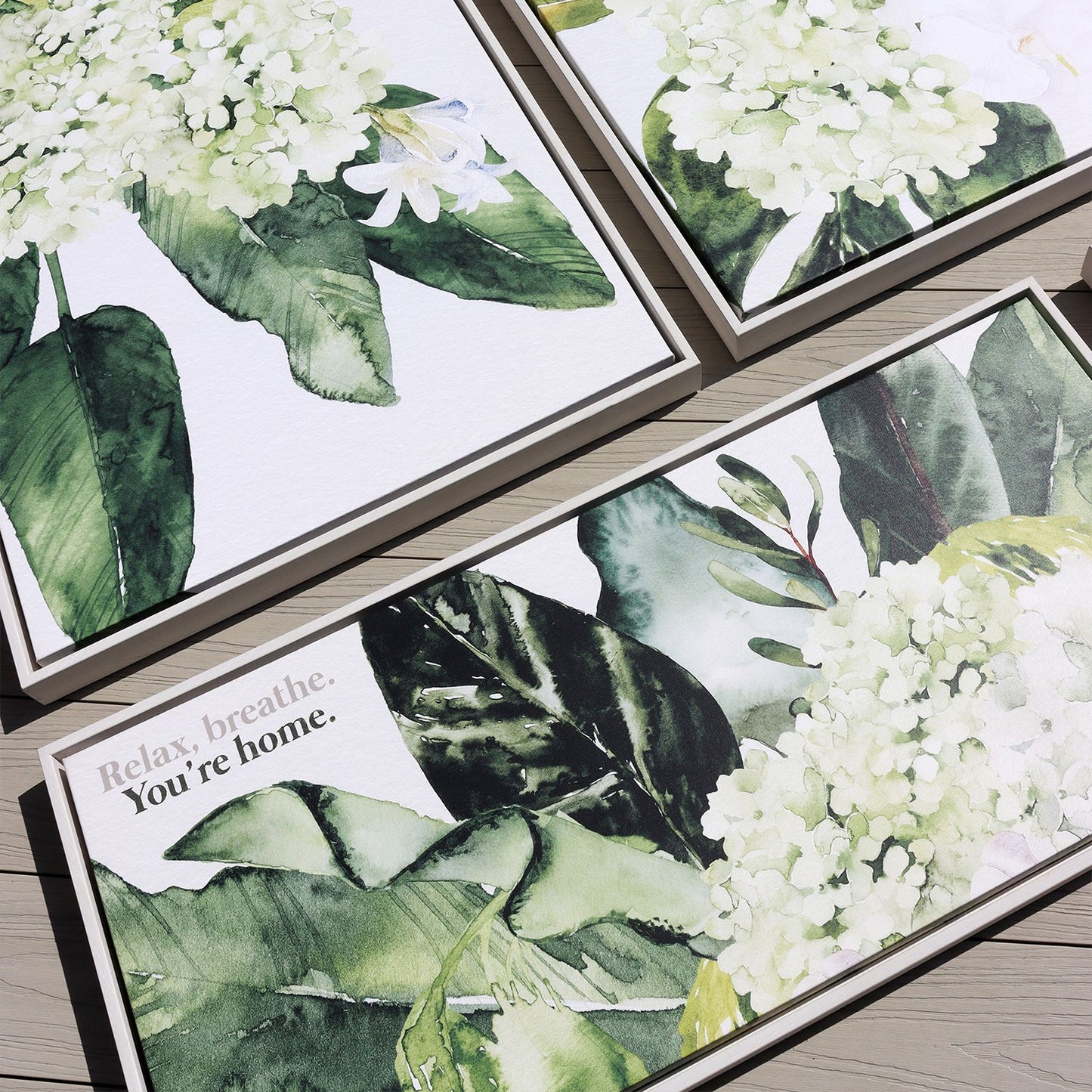 Greenhouse Home Framed Canvas 94x44