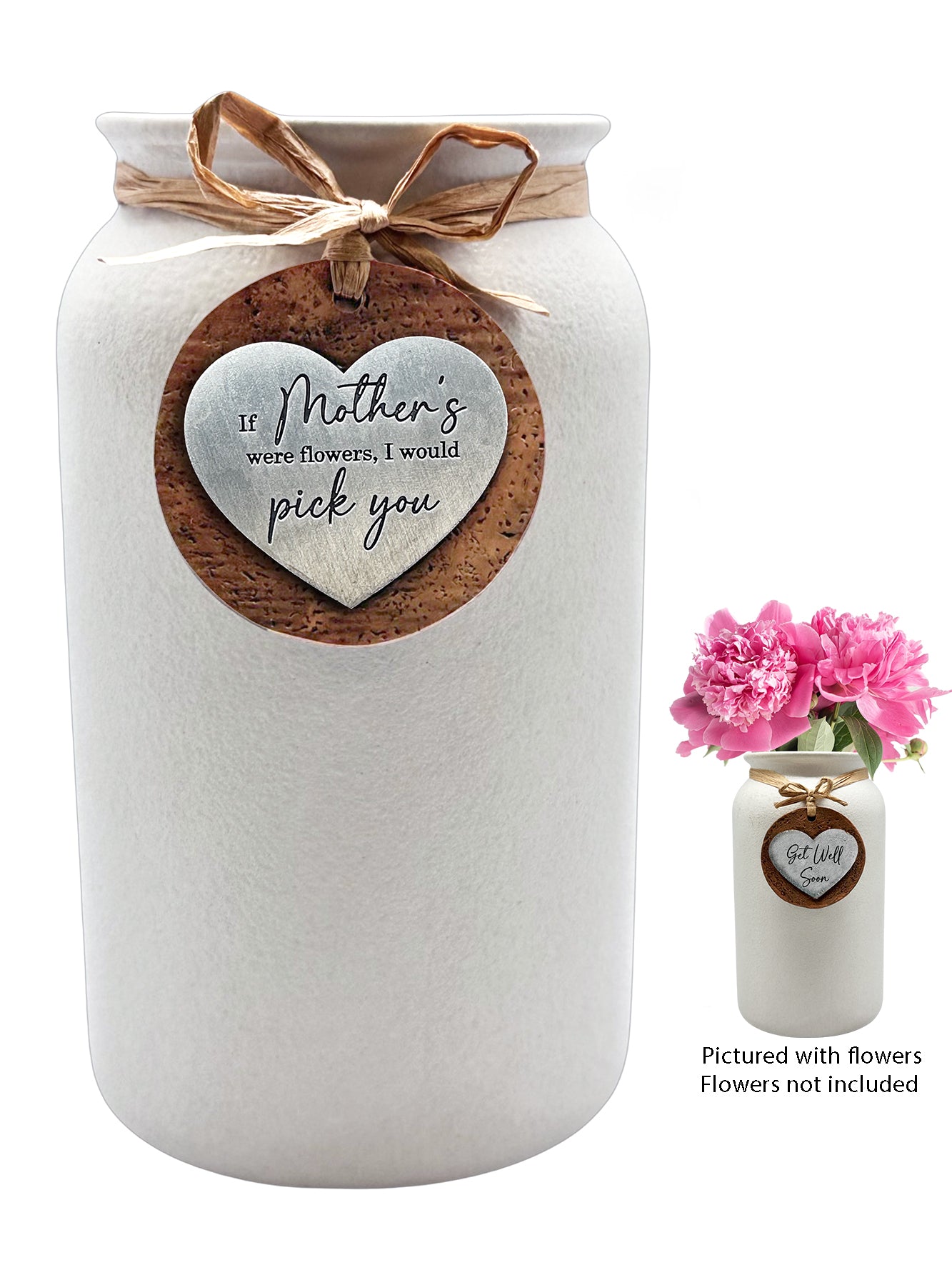 Heartfelt Mason Vases - Mother