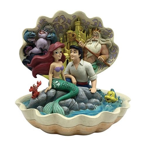 Jim Shore Disney Little Mermaid Diorama Seashell