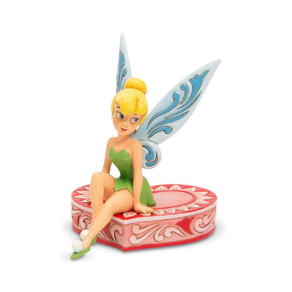 Tinkerbelle Sitting On Heart Disney Traditions By Jim Shore