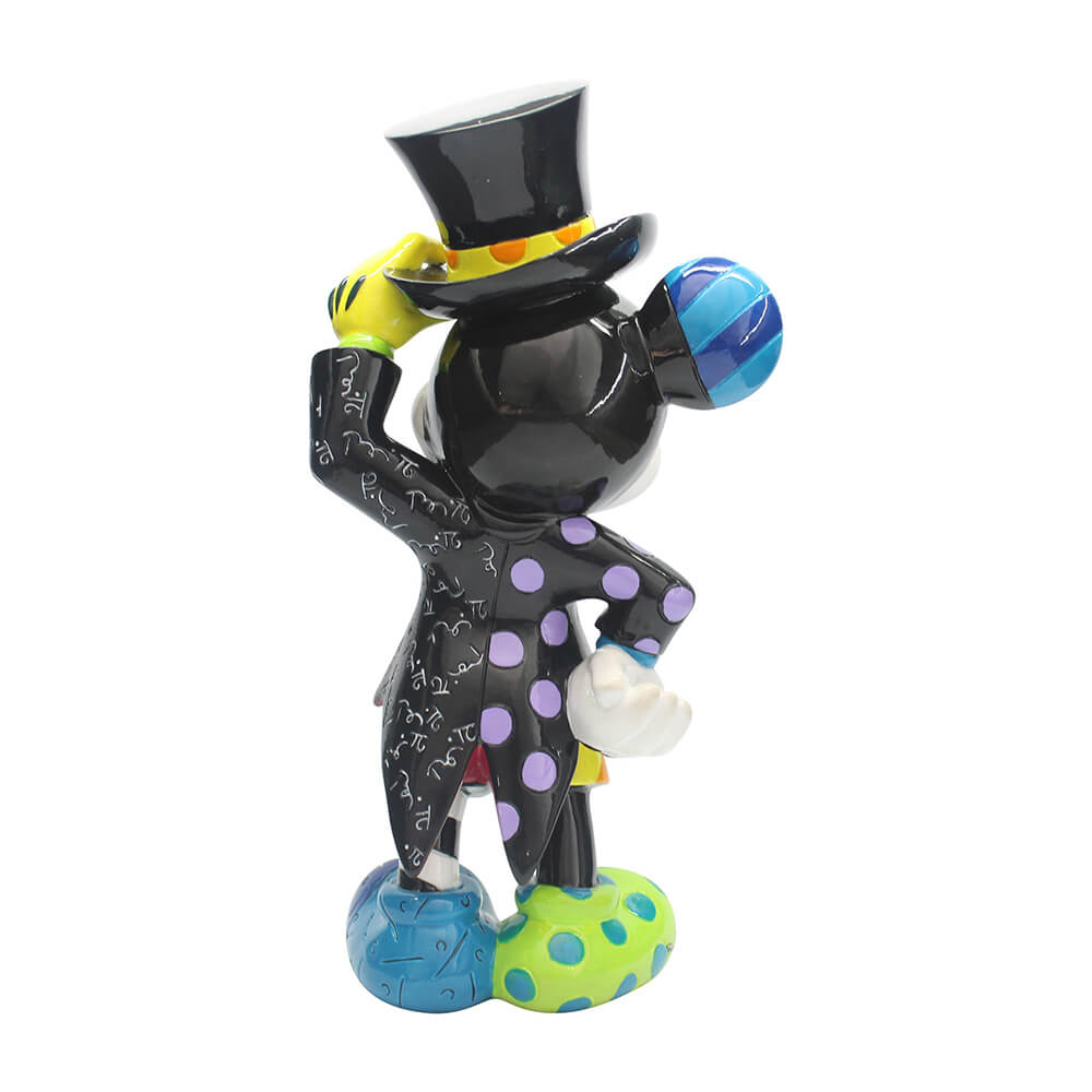 Romero Britto Disney Mickey Mouse With Top Hat Figurine 6006083 New