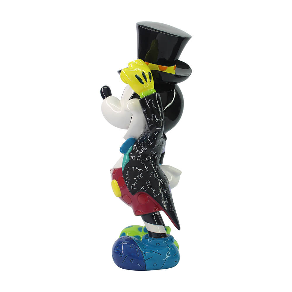 Romero Britto Disney Mickey Mouse With Top Hat Figurine 6006083 New