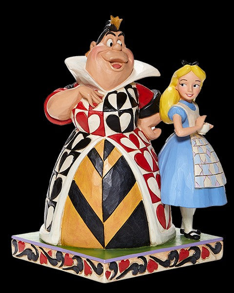 Alice & Queen Of Hearts Disney Traditions By Jim Shore
