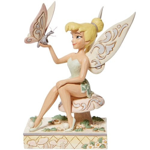 Enesco 6008994 Jim Shore Tinkerbell White Woodland