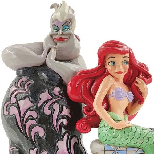 Disney Traditions The Little Mermaid Ariel & Ursula Figurine #6010094