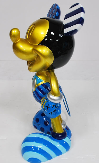 Rb Nle Metallic Gold & Blue Mickey Mouse