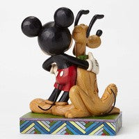 Mickey Mouse And Pluto Disney Traditions Statue