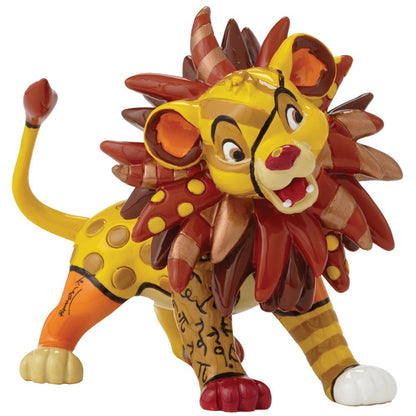Simba Mini Figurine By Romero Britto