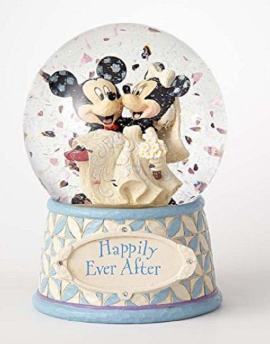 Jim Shore Disney Traditions Mickey And Minnie Wedding 120mm Waterball 4059185