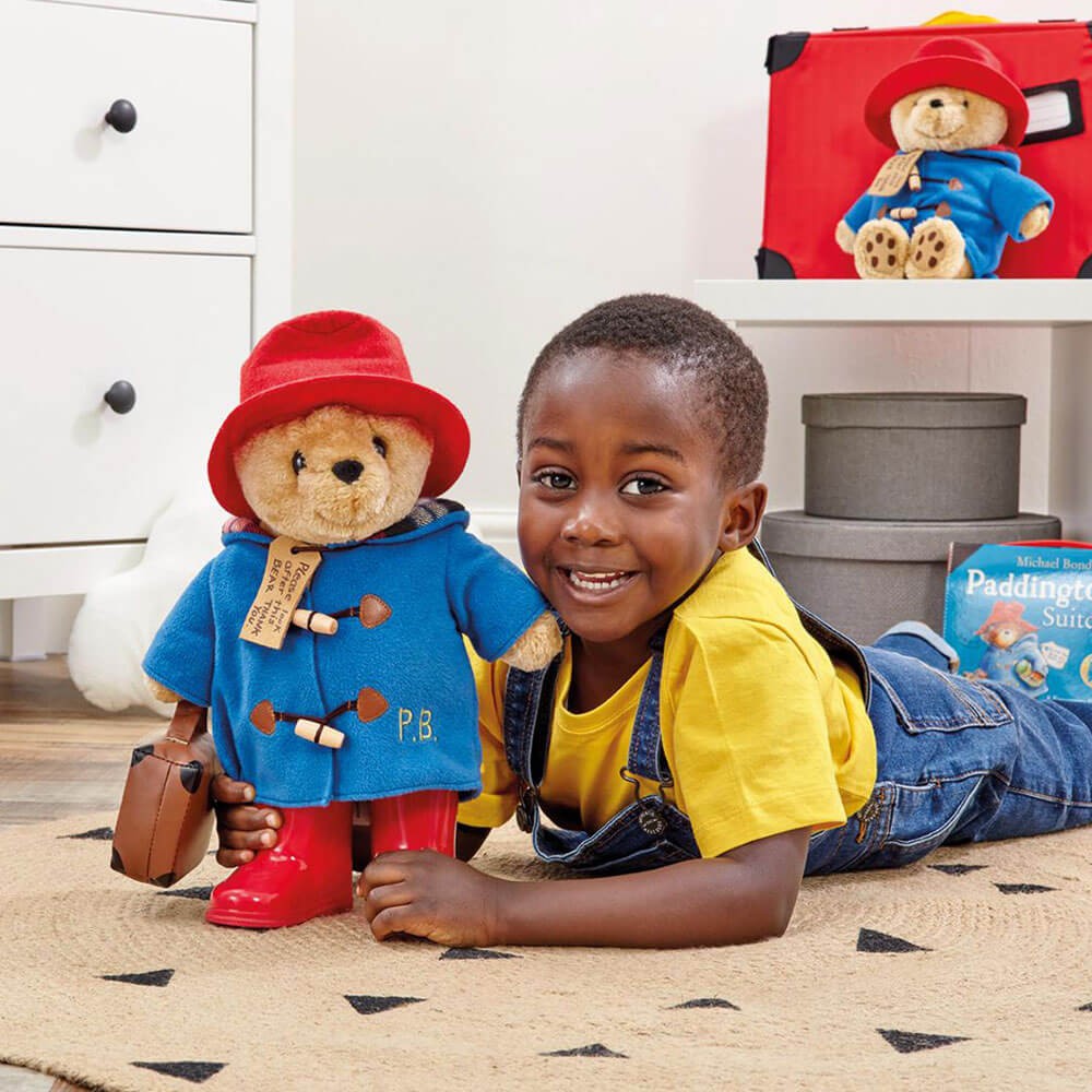 Paddington With Boots Embroidered Coat & Suitcase - Large