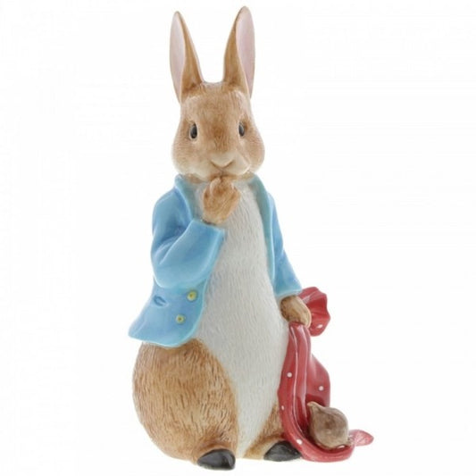 Peter Rabbit And The Pocket Handkerchief Limited Edition Figurine