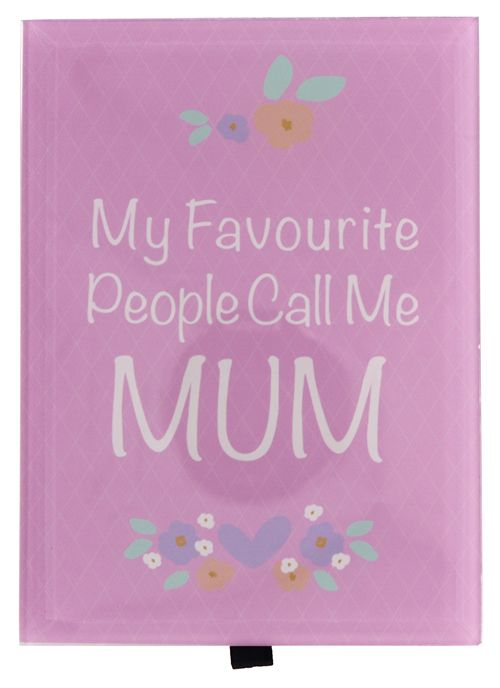 Glass Plaque Favourite Mum