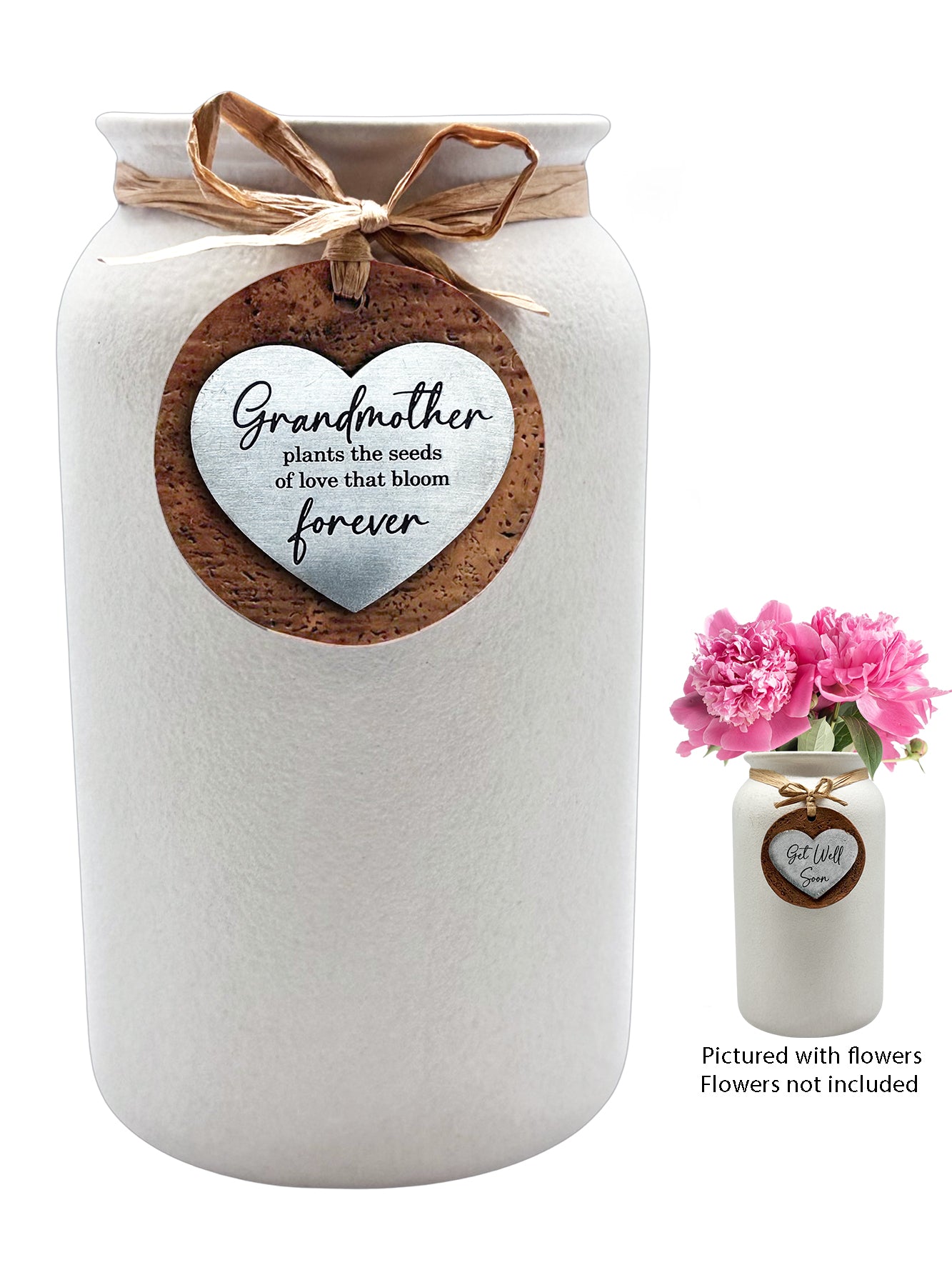 Heartfelt Mason  Vases - Grandmother