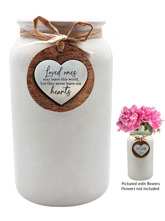 Heartfelt Mason  Vases - Memorial